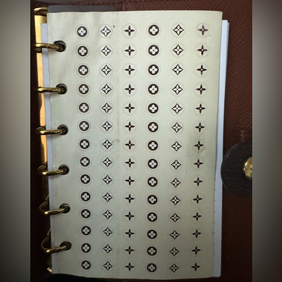 Louis Vuitton Monogram Agenda PM Notebook Cover w/box, ruler&stickers - Picture 10 of 12